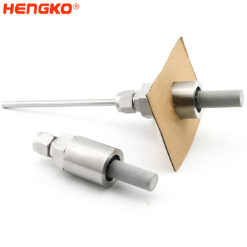 Sonda de amostragem de gás de metal aço inoxidável Hengko usado para alta temperatura e alta pressão da caldeira de gripe gasosa de combustão